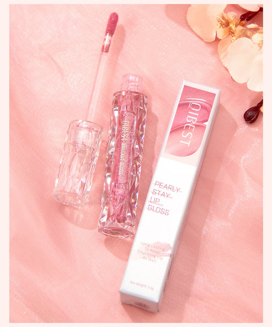 Shimmer Lip Gloss – Waterproof, Long-Lasting, Matte, Red & Purple
