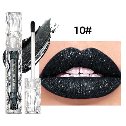 Shimmer Lip Gloss – Waterproof, Long-Lasting, Matte, Red & Purple
