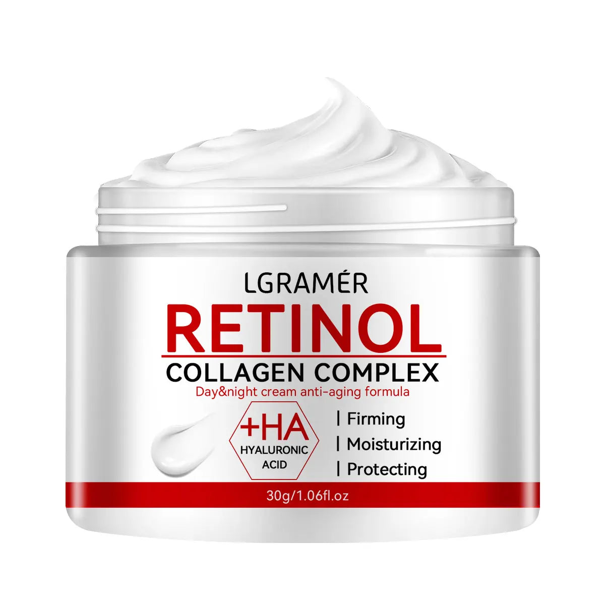 Retinol & Collagen Face Cream – Moisturizing, Anti-Wrinkle, 30g/60g