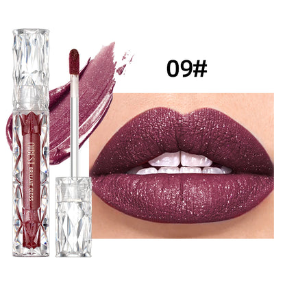 Shimmer Lip Gloss – Waterproof, Long-Lasting, Matte, Red & Purple